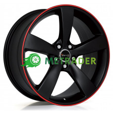 Avus Racing AF10 R21 W10 PCD5x112 ET50 DIA66.6 Matt Black Red Line