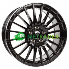 Axxion AX5 Excess R18 W8 PCD5x112 ET35 DIA72.6 Black Gloss Horn Polished