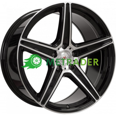 Axxion AX7 Super Concave R19 W8.5 PCD5x112 ET45 DIA72.6 Black Gloss Polished