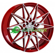 Axxion AX9 Competition R20 W9 PCD5x120 ET30 DIA72.6 Cherry Red High Polished