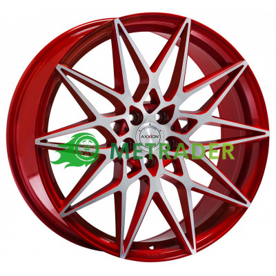 Axxion AX9 Competition R20 W9 PCD5x120 ET30 DIA72.6 Cherry Red High Polished
