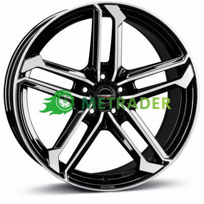 Borbet ATX R19 W8 PCD5x108 ET50 DIA72.5 Black Polished Glossy