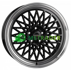 Borbet B R17 W7 PCD4x100 ET38 DIA64 Black Rim Polished