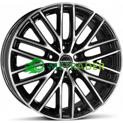 Borbet BS5 R18 W8 PCD5x114.3 ET50 DIA72.6 Black Polished