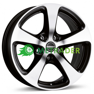 Borbet CC R18 W8.5 PCD5x120 ET45 DIA74.1 Black Polished Matt