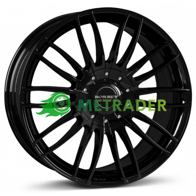 Borbet CW3 R21 W9 PCD5x130 ET55 DIA84.1 Black Glossy