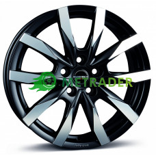 Borbet CW5 R16 W6.5 PCD5x130 ET66 DIA89.1 Black Polished Matt