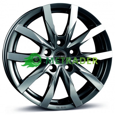 Borbet CW5 R18 W7.5 PCD5x127 ET45 DIA71.6 Mistral Anthracite Polished Glossy