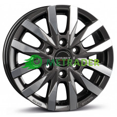 Borbet CW6 R16 W6.5 PCD6x130 ET54 DIA84.1 Mistral Anthracite Polished Glossy