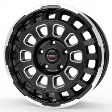Borbet CW7 Black Rim Window Polished Matt R18 W7.5 PCD5x120 ET53 DIA65.1