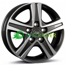Borbet CWD R16 W6 PCD5x130 ET68 DIA78.1 Mistral Anthracite Glossy Polished