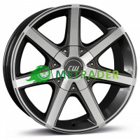 Borbet CWE R16 W7 PCD5x114.3 ET35 DIA66.6 Mistral Anthracite Polished