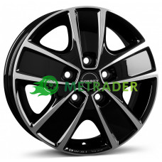 Borbet CWG R16 W6 PCD5x118 ET68 DIA71.1 Black Polished