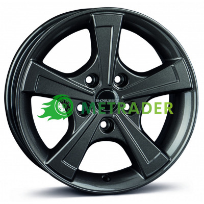 Borbet CWT R15 W6 PCD5x112 ET30 DIA66.5 Mistral Anthracite Glossy