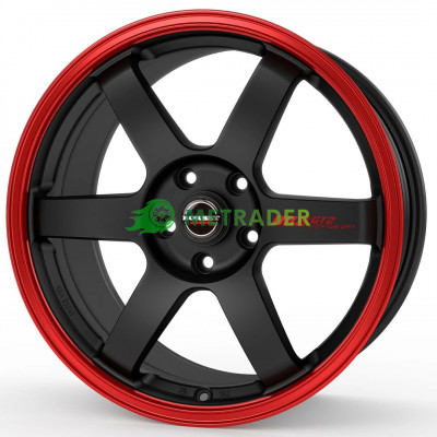 Borbet DB8GT2 R19 W8.5 PCD5x112 ET45 DIA66.5 Black Matt Rim Red