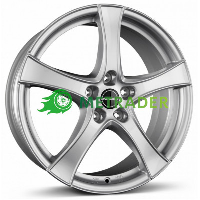 Borbet F2 R16 W6 PCD5x100 ET45 DIA57.1 Silver