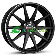 Borbet GTX R20 W8.5 PCD5x120 ET25 DIA72.5 Black Rim Polished Matt