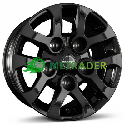 Borbet LD R16 W8 PCD5x165.1 ET5 DIA113.1 Black Glossy