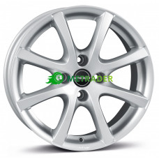 Borbet LV4 R15 W6.5 PCD4x100 ET40 DIA64 Silver