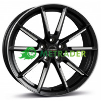 Borbet LX R19 W8.5 PCD5x112 ET35 DIA66.5 Black Matt Spoke Rim Polished