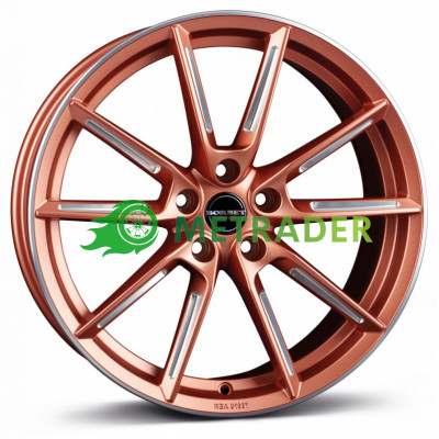 Borbet LX R19 W8 PCD5x114.3 ET50 DIA72.5 Copper Matt Spoke Rim Polished