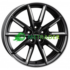 Borbet LX18 R18 W8 PCD5x108 ET45 DIA72.5 Black Matt Silver Spoke Rim