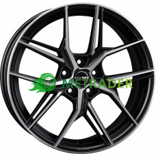 Borbet QX R19 W8 PCD5x114.3 ET53 DIA72.5 Black Polished Matt