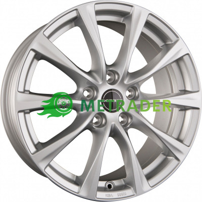 Borbet RE R17 W7.5 PCD5x114.3 ET48 DIA72.5 Silver