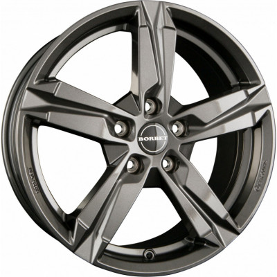 Borbet T10 R18 W8 PCD5x112 ET40 DIA72.5 Anthracite Gloss