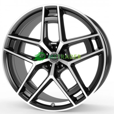 Borbet TF Graphite Polished Glossy R24 W10.5 PCD5x112 ET20 DIA66.6