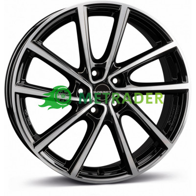 Borbet V R19 W7 PCD5x114.3 ET45 DIA67.1 Black Polished Glossy