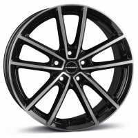 Borbet W R18 W8 PCD5x112 ET48 DIA66.6 Black Polished Glossy