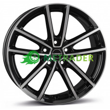 Borbet W R17 W7 PCD5x112 ET43 DIA57.1 Black Polished Glossy