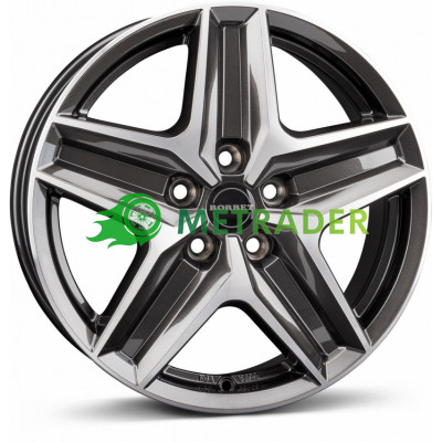 Borbet Z R18 W8 PCD5x112 ET29 DIA66.5 Mistral Anthracite Polished Glossy