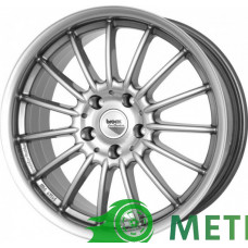Brock B13 R18 W8 PCD4x98 ET35 DIA58.1 Chrome Silver Polished Edge