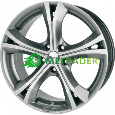 Brock B22 R19 W9 PCD5x120 ET18 DIA74.1 Chrome Silver