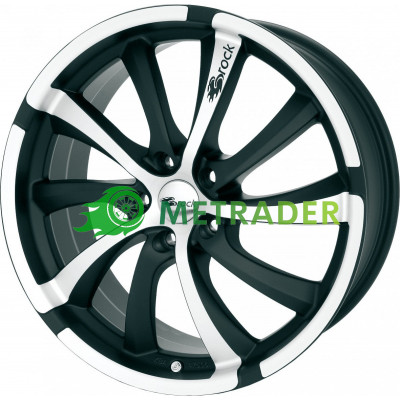 Brock B23 R18 W8 PCD5x114.3 ET38 DIA72.6 Black Matt Polished