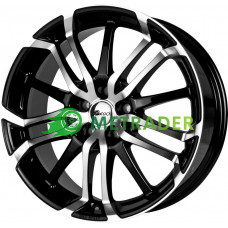 Brock B26 R17 W7.5 PCD4x108 ET25 DIA65.1 Black Gloss Polished