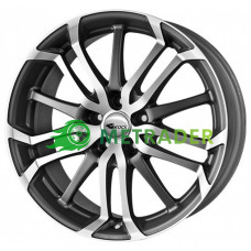 Brock B26 R17 W7.5 PCD5x110 ET38 DIA65.1 Silver Matt Polished