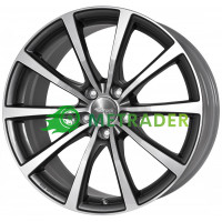 Brock B32 R19 W9.5 PCD5x130 ET58 DIA71.5 Himalaya Grey Polished