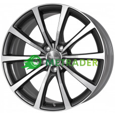 Brock B32 R18 W7.5 PCD5x108 ET50 DIA63.4 Himalaya Grey Polished