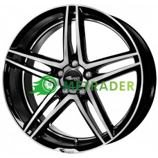 Brock B33 R18 W8 PCD5x112 ET45 DIA66.6 Black Gloss Polished