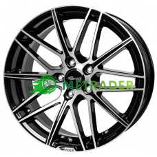 Brock B34 R17 W7.5 PCD5x105 ET36 DIA56.6 Black Gloss Polished