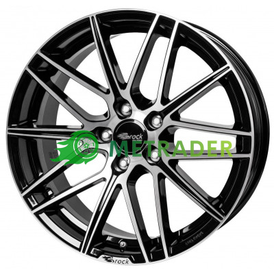 Brock B34 R17 W7.5 PCD5x120 ET35 DIA72.6 Black Gloss Polished
