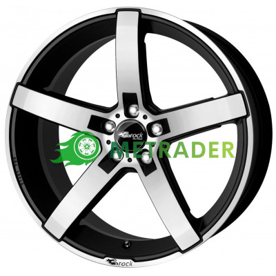 Brock B35 R19 W8.5 PCD5x114.3 ET38 DIA72.6 Black Matt Polished