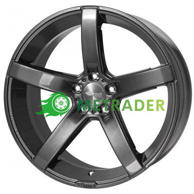 Brock B35 R20 W9 PCD5x114.3 ET35 DIA72.6 Titanium Metallic