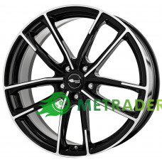 Brock B38 R18 W8 PCD5x112 ET50 DIA57.1 Black Polished