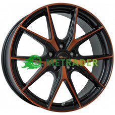 Brock B40 R19 W8 PCD5x112 ET40 DIA57.1 Black Orange Matt