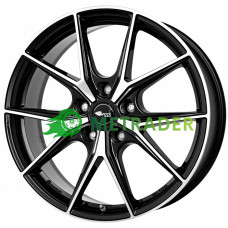 Brock B40 R19 W8 PCD5x100 ET39 DIA63.4 Black Polished