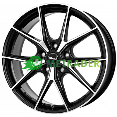 Brock B40 R19 W8 PCD5x112 ET45 DIA57.1 Black Polished